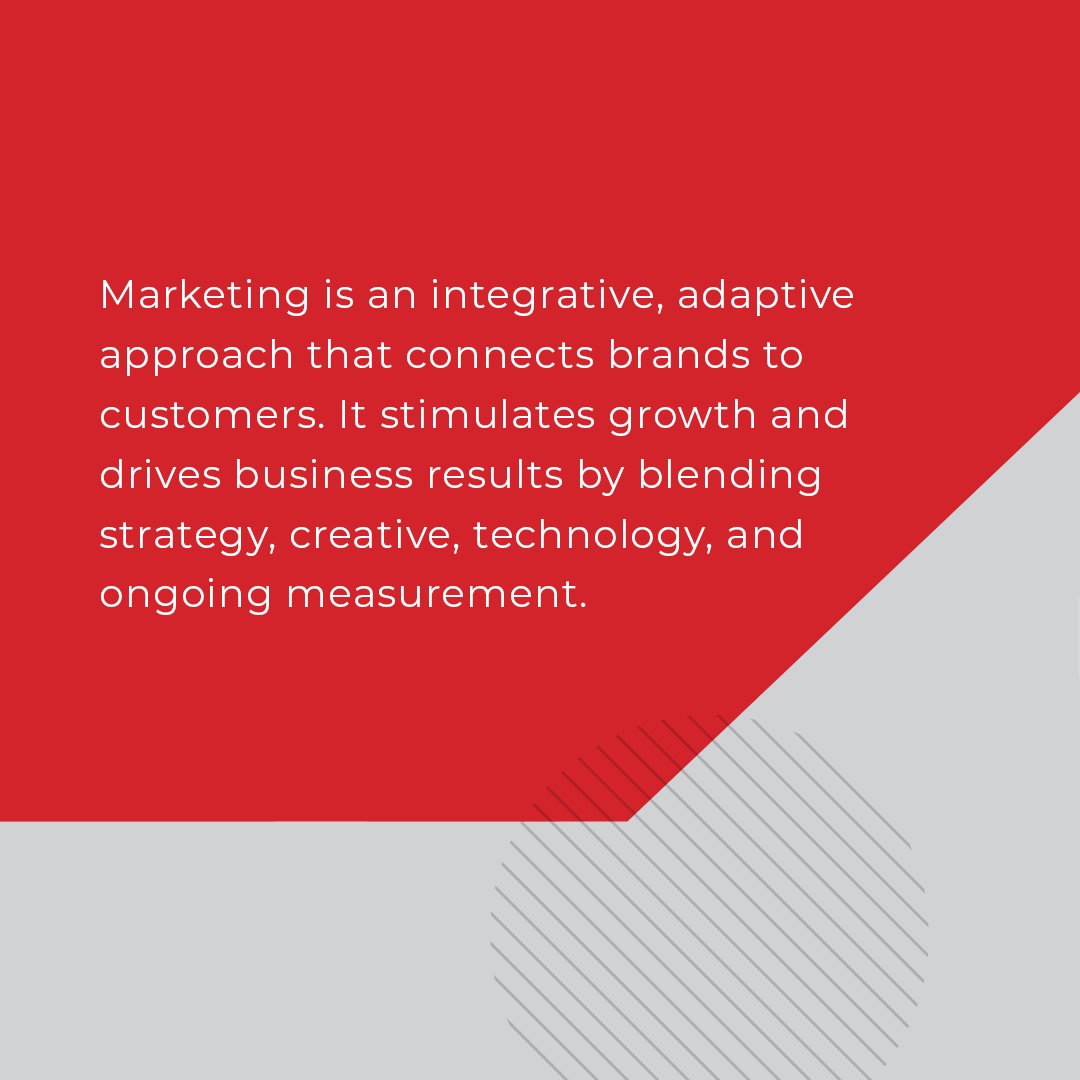 hamptoncreative's tweet photo. At HC, we believe marketing is an integrative, adaptive approach that connects brands to customers. Done well, marketing clearly communicates why customers need to choose you, and it can create an affinity and loyalty to your brand, product, or service. https://t.co/VqMHHE9ke4