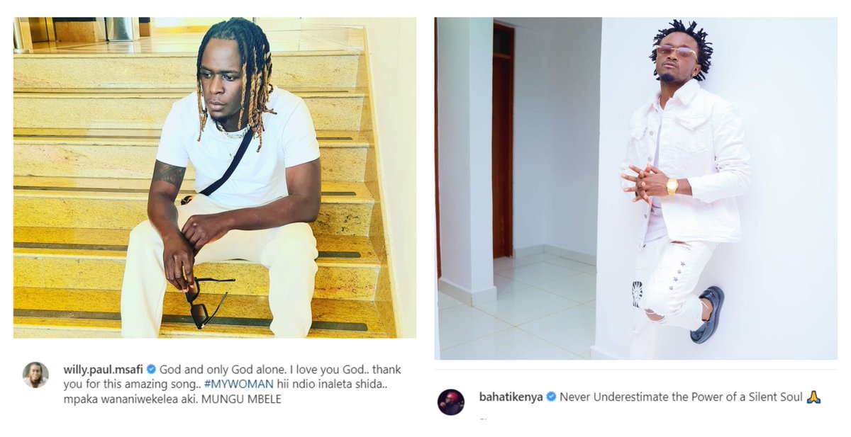 kelebrity_'s tweet photo. Bahati and Willy Paul give their takes on Diana Marua situation, who are you siding with? RT 🔁 for Willy Paul and a like 💗 for Bahati. #KelebrityNews https://t.co/XjiKqy00WJ