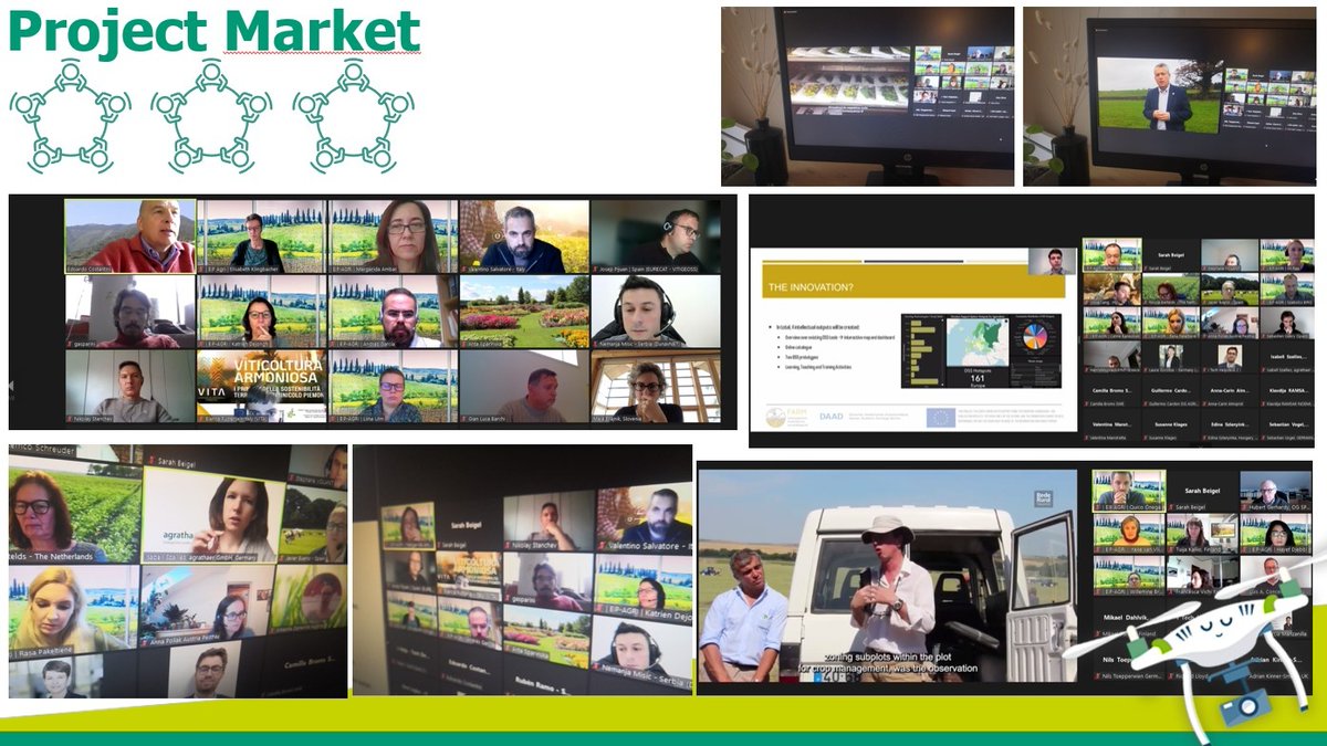 EIPAGRI_SP's tweet photo. 💚💻🌱📡 #EIPagri workshop #farm #data for better farm performance
30 #farmdata projects presented in the 3 thematic rooms this afternoon:
👉#Livestockfarming
👉#Arable crops
👉#Permanentcrops

Thanks to all who contributed! 

Recordings up after event https://t.co/TDOKtbA27f https://t.co/M2zrXPLFmY