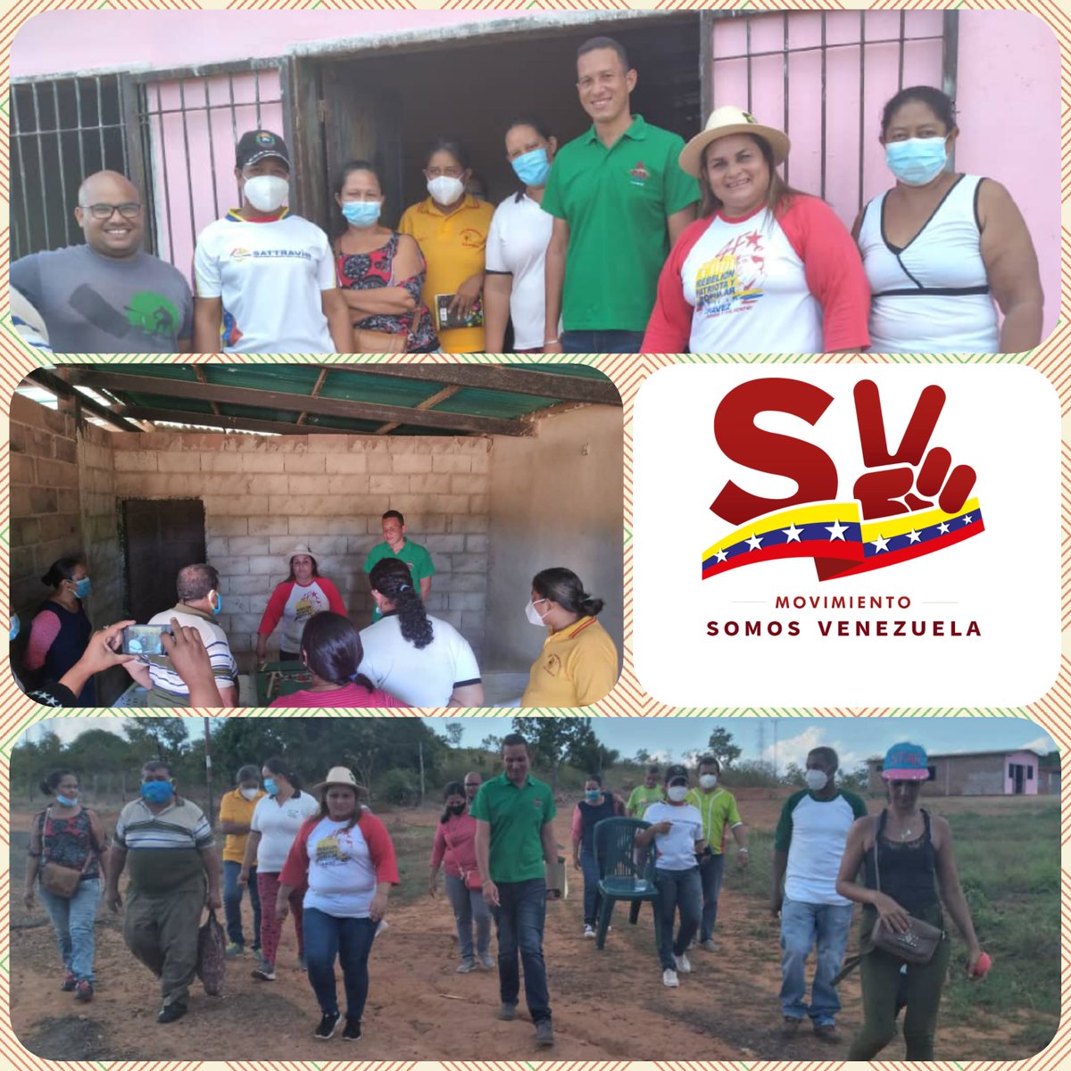 somosveheres's tweet photo. MSVG, junto al Gobernador Ángel Marcano y el Alcalde Sergio Hernández, visitó BMS Por Amor a Mi Patria, parroquia Pana Pana. Inspeccionando infraestructura de la base, acordaron abordaje de ruta de protección escolar, registro de emprendedores y diplomado de planificación. https://t.co/GjQsMl5Trt