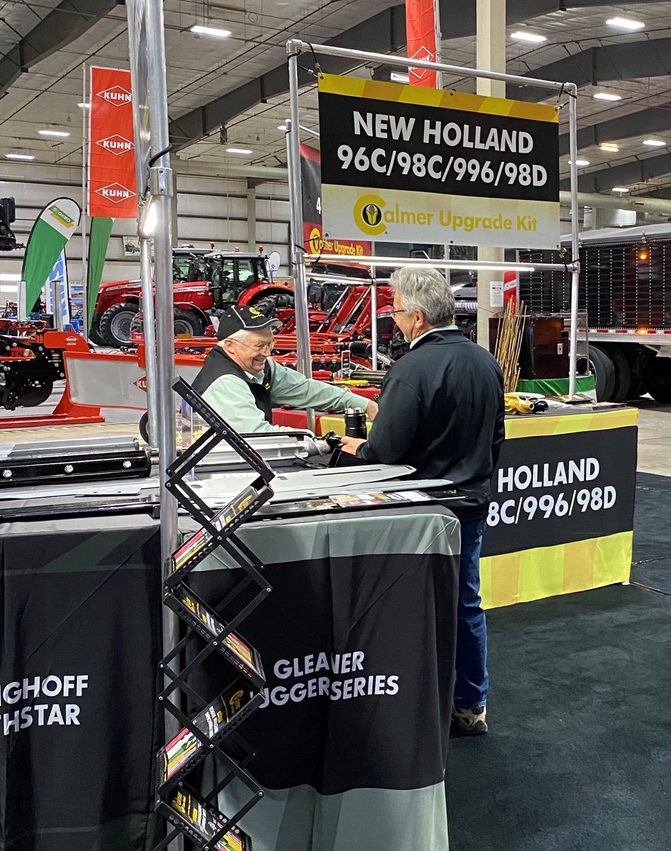 CalmerCornHeads's tweet photo. The last day of the @NebraskaAgExpo starts soon! 

You'll find all your corn head solutions at our exhibit in booth 4000 in pavilion 4! 

#NAE21 #Confetti #Calmerized #BetterThanNew #CornHeadSpecialists #CalmerHarvest #Harvest #Case #JohnDeere #Gleaner #Geringhoff #NewHolland https://t.co/t4jZCOvL2M