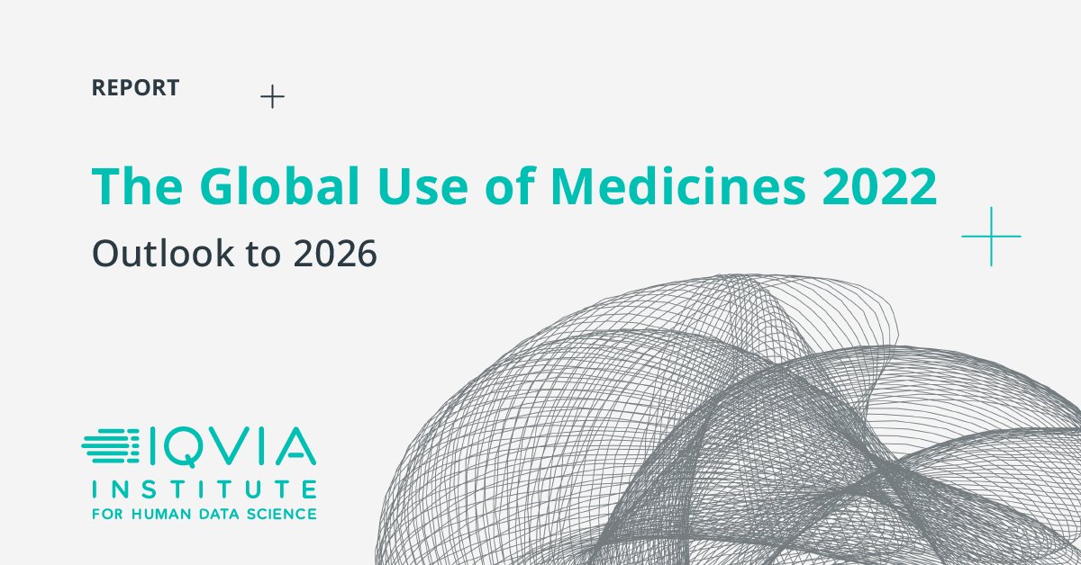 IQVIA_Institute's tweet photo. #IQVIAInstitute publishes 2022 Global Medicines report, highlighting that #COVID19 vaccinations are expected to drive medicine spending through the next five years. Download report: https://t.co/AVLA3Cy4TX #vaccinations #lifesciencesnews @IQVIA https://t.co/SnE1BbegOd