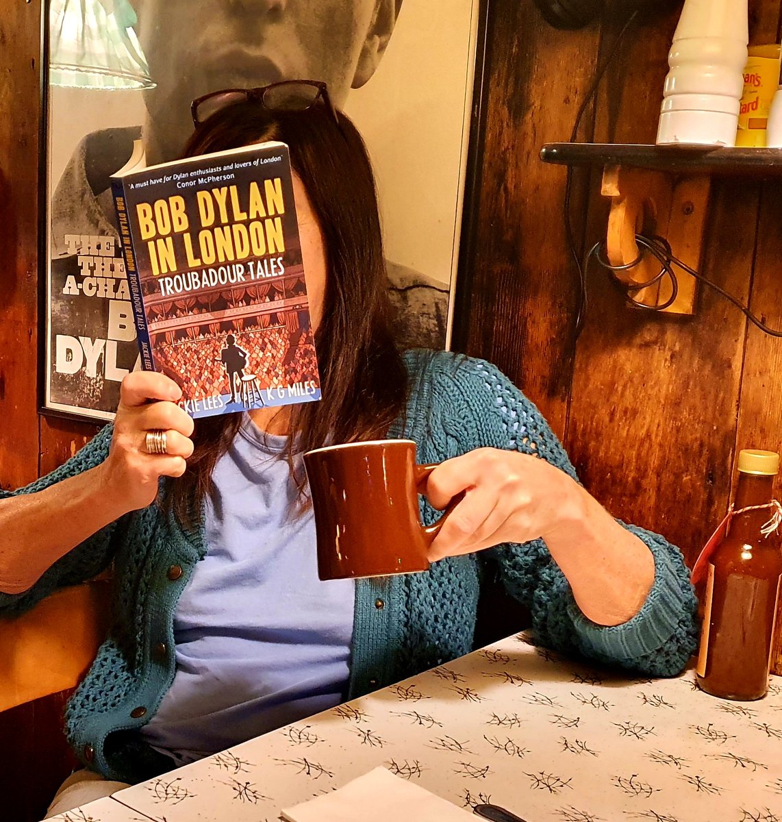 BannersN8's tweet photo. Proud we are in this book “Bob Dylan In London Troubadour Tales”. Overdue thanks to @jackielees and @barberville who gifted the book to us. A vivid portrayal of 60's London Troubadour scene right up to Dylan’s visit to Crouch End &amp; to Banner’s 1993. 
publisher @mcnidderandgrace https://t.co/abvhgcSdlU