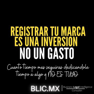 blic_abogados's tweet photo. Desde $5,500 tu podrías registrar tu marca, que esperas? Escríbenos para más información a grisgv@blic.com.mx https://t.co/RzNrZYsWl8