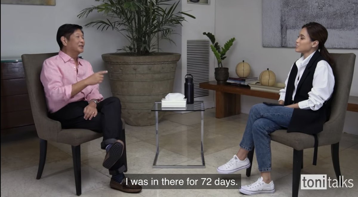LakasNgTimog's tweet photo. Before these unending caravans muddle your memory, remember that everything started with this seemingly casual Toni Gonzaga interview that triggered so many haters. 

The rest, as they say, is political history. 

Cancel Culture will power BBM to the Presidency. How sweet it is. https://t.co/Sc95lOIMpd
