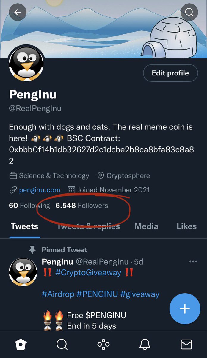RealPengInu's tweet photo. 📊📈📉 While the end of our 2nd giveaway is approaching, here are some statistics: 

📌~25K impressions 
📌>6.5K followers 
📌>1K holders

Thanks a lot to all the new and old penguins! 🐧🐧🐧❤️❤️❤️

#PENGINU #Airdrops #memecoin #CryptoGiveaways https://t.co/A3RmeXtie0