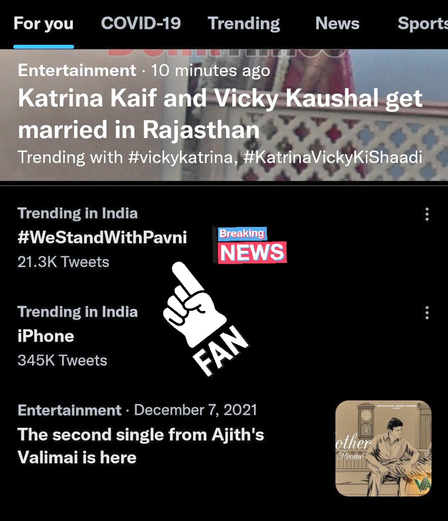 Most Trending Hashtag of this Season of #BiggBossTamil5 !!🔥🔥

Power of Audions Support!!😍🔥 

#bbtamilseason5 #Pavani #Priyanka #Raju #PavaniReddy #WeStandWithPavni