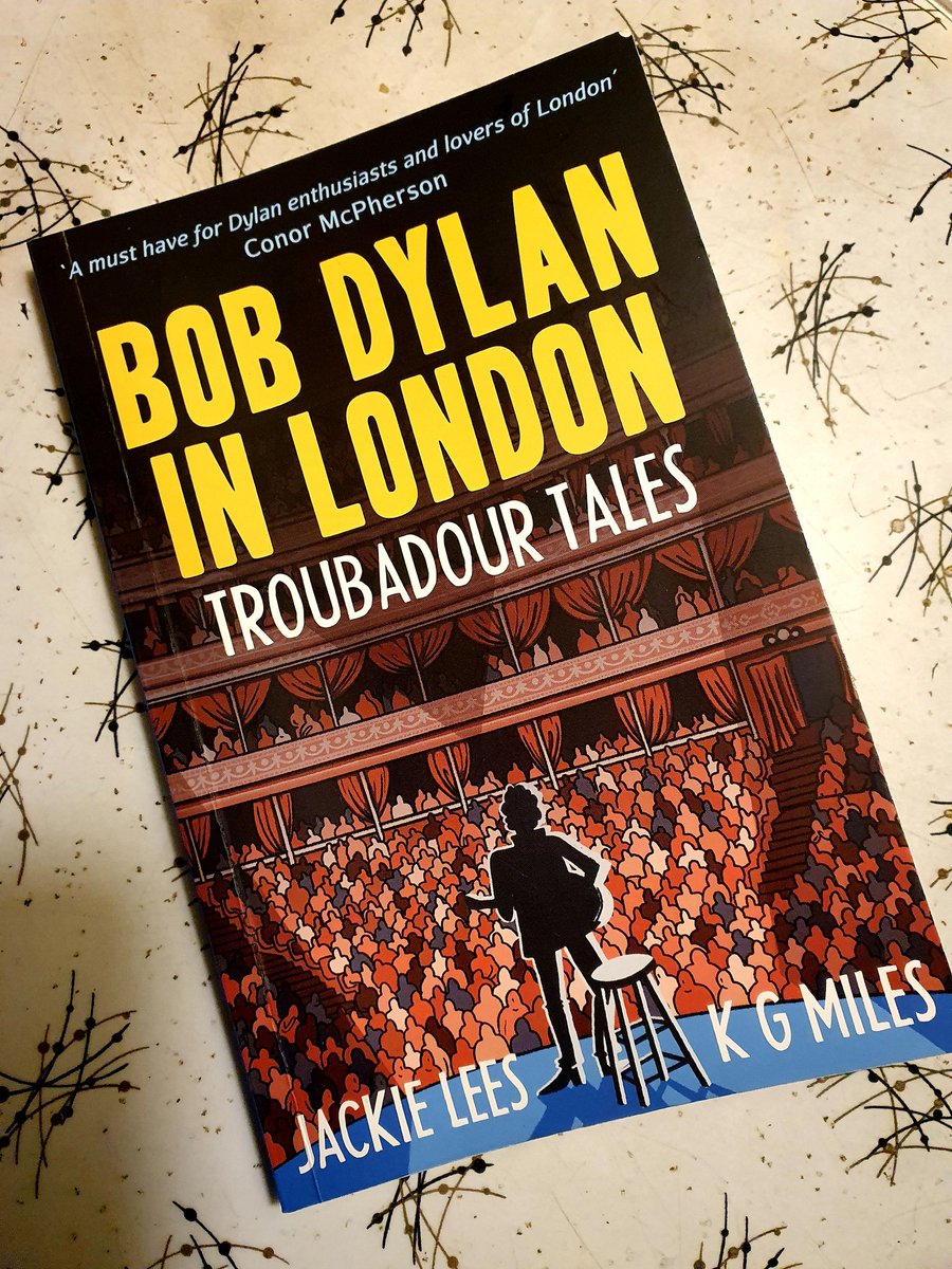 Proud we are in this book “Bob Dylan In London Troubadour Tales”. Overdue thanks to <a href="/jackielees/">jackie lees</a> and <a href="/barberville/">KG Miles</a> who gifted the book to us. A vivid portrayal of 60's London Troubadour scene right up to Dylan’s visit to Crouch End &amp; to Banner’s 1993. 
publisher @mcnidderandgrace