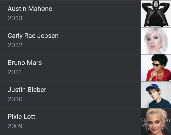 Carats, look at the winners of MTV's "best push artist" throughout the years. Seventeen might be the first K-pop artist to win this award next year if we hype them more. 

PUSH SEVENTEEN TO THE TOP
#SVTxMTVPush_Countdown
#세븐틴 <a href="/pledis_17/">세븐틴(SEVENTEEN)</a>