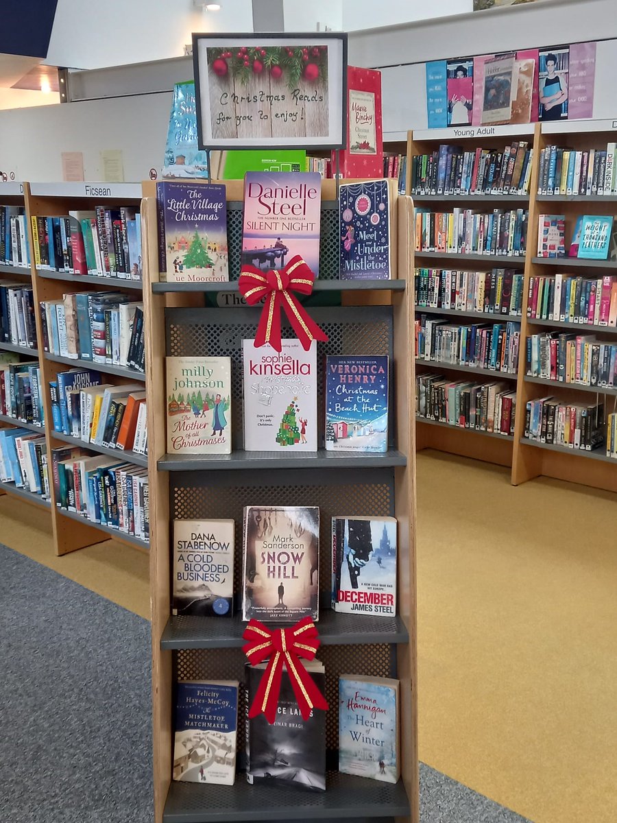 clarelibrary's tweet photo. Get in the holiday mood by calling to your local Library for some good Christmas reads, for young and old.
#christmasinthelibrary #feelingfestive #festivereads #kilkeelibrary #itsbeginningtolookalotlikechristmas #LibrariesIreland https://t.co/VC614dmpwG