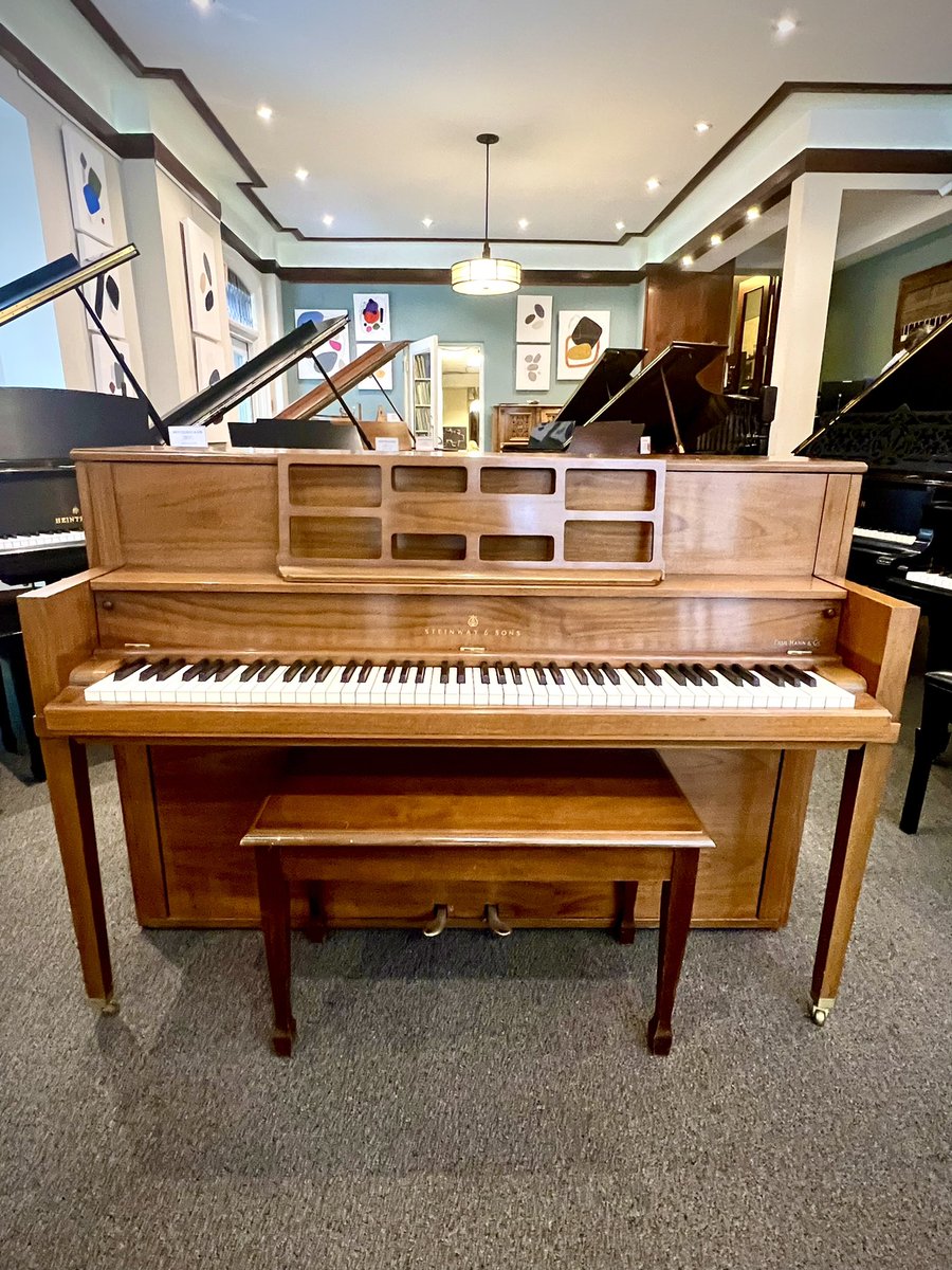 Give your family the most charming piano this holiday season. Our 1970 Steinway upright model F. Perfectly sized to fit in any home. Sale ends this weekend. Paulhahn.com/sale