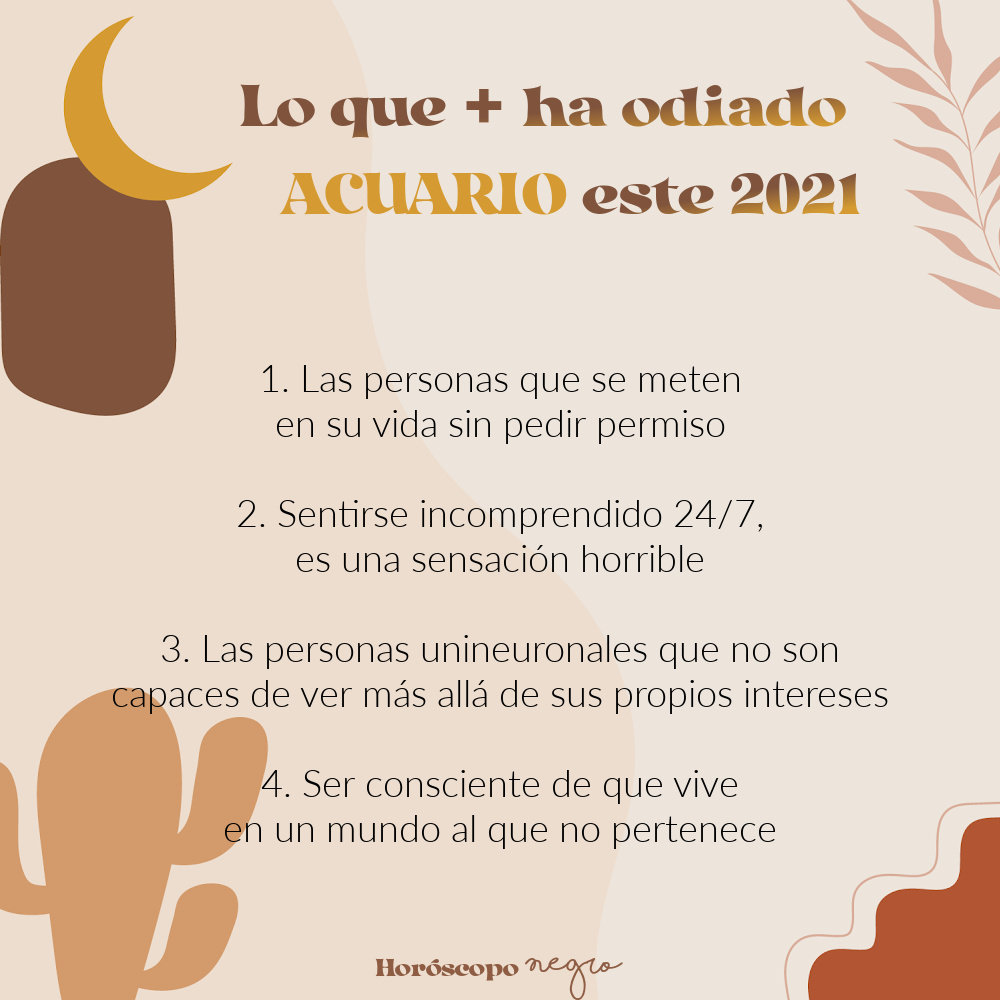 acuario_hn's tweet image. Lo que + ha odiado #Acuario este 2021 ✨🔮✨ #horoscoponegro