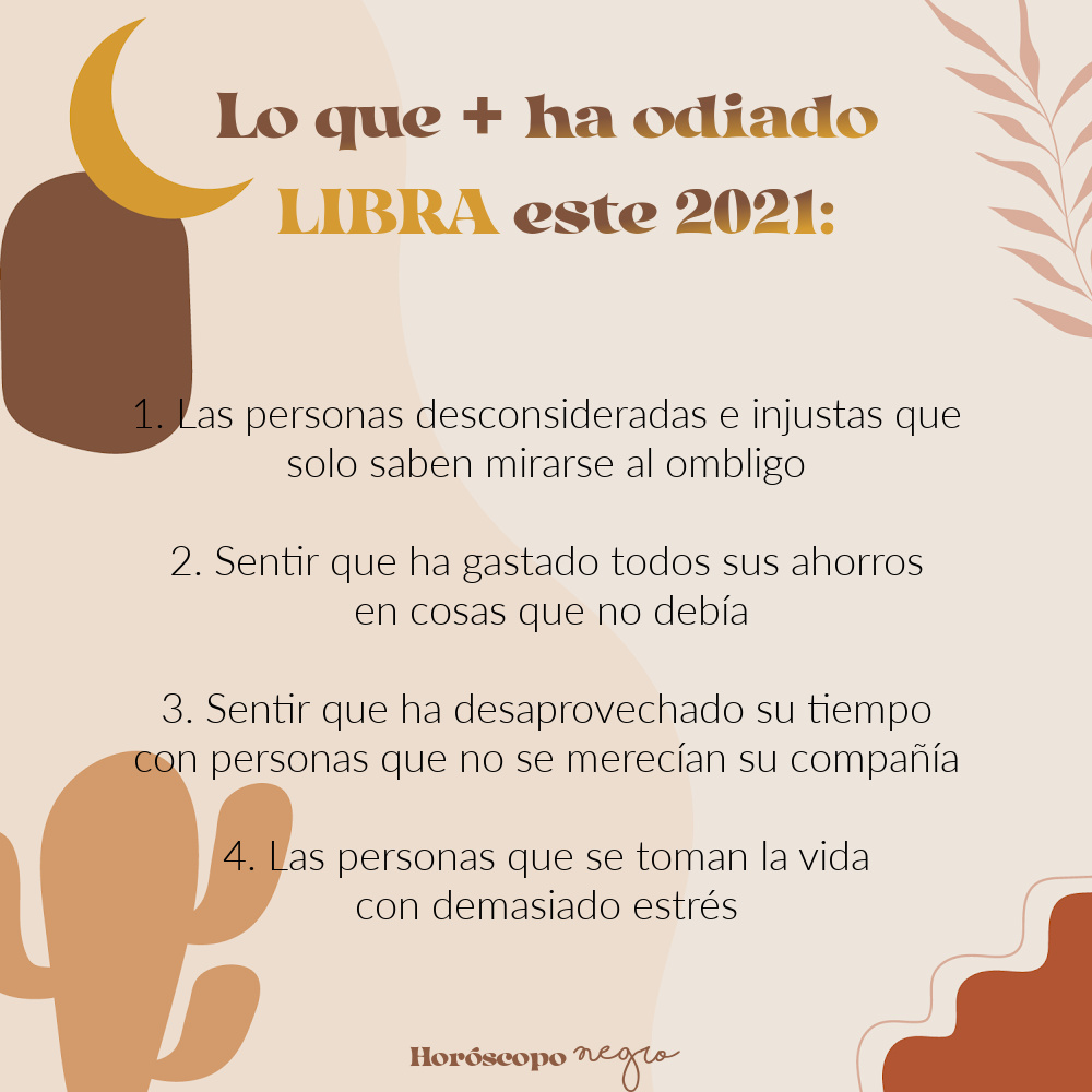 libra_hn's tweet photo. Lo que + ha odiado #Libra este 2021 ✨🔮✨ #horoscoponegro https://t.co/FicBUQVnyu