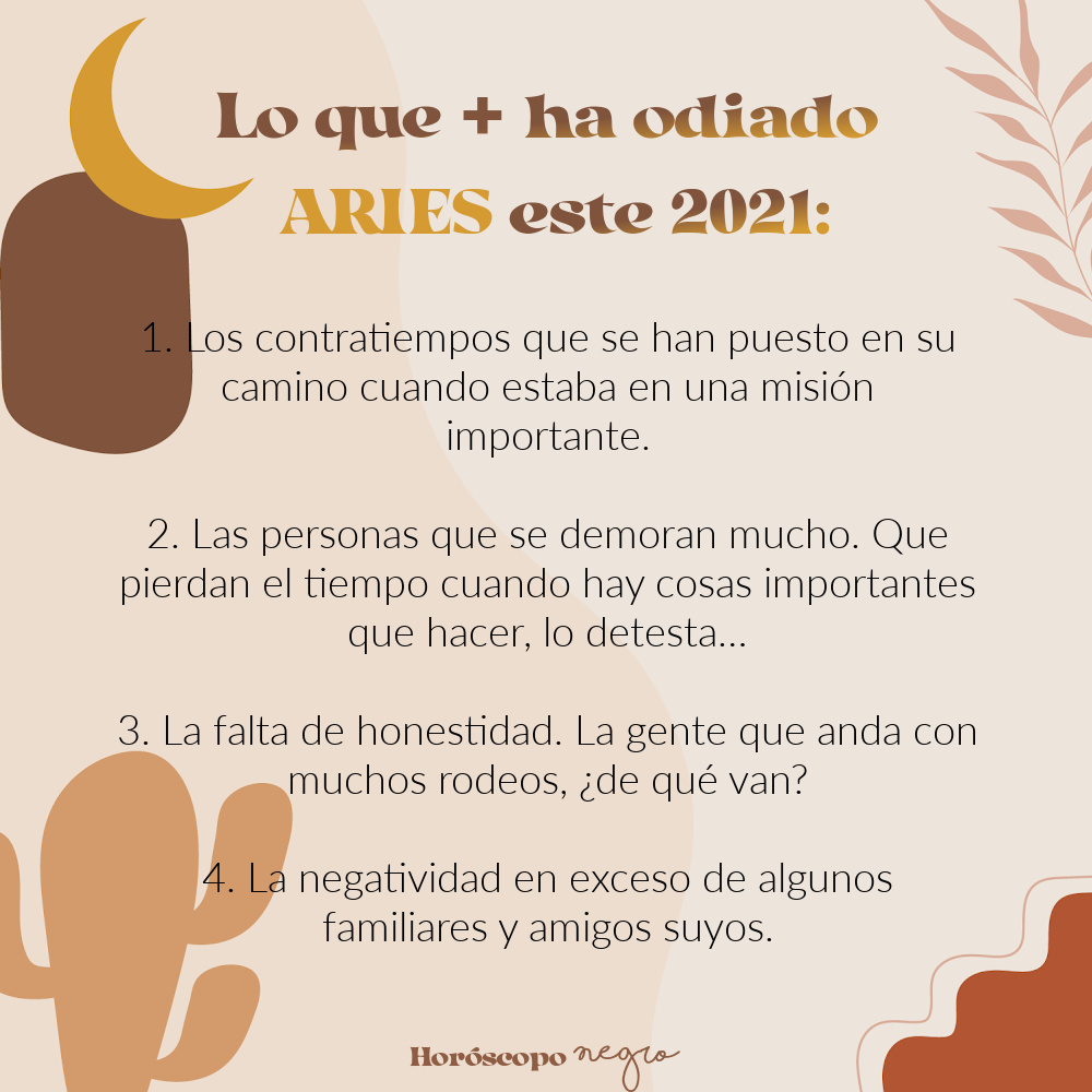 aries_hn's tweet photo. Lo que + ha odiado #Aries este 2021 ✨🔮✨ #horoscoponegro https://t.co/mR6kOA79yr