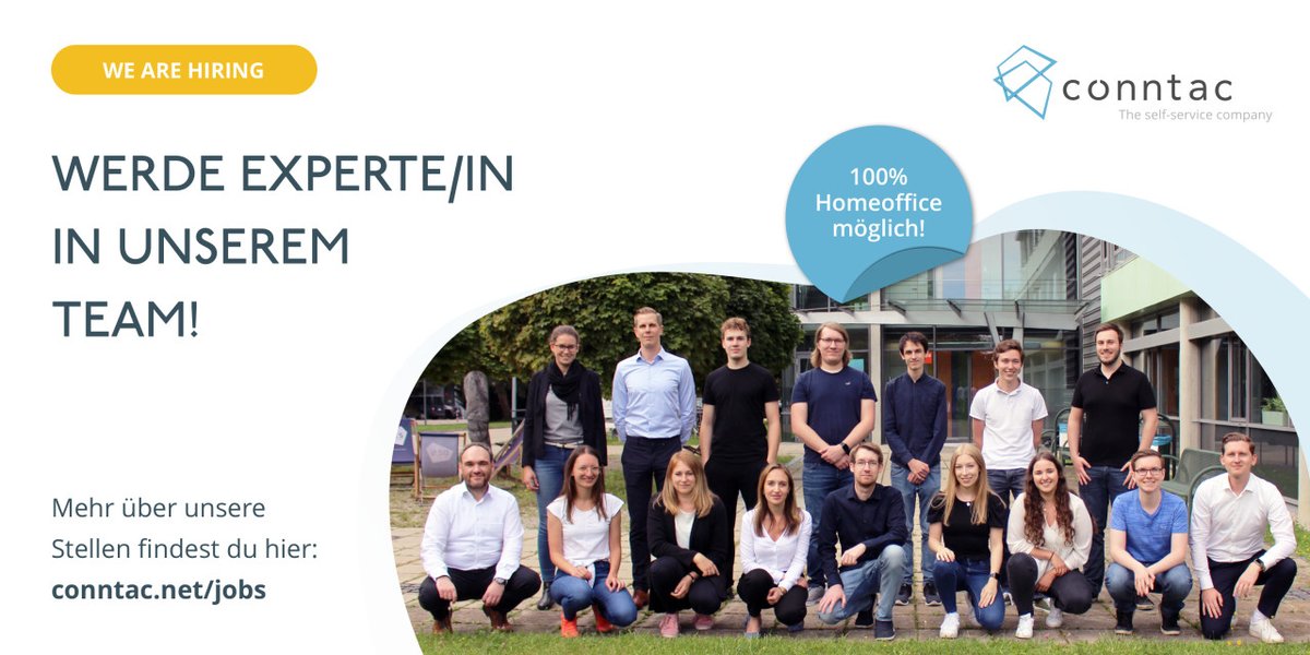 conntac_net's tweet photo. Hast Du Dir bereits Ziele für das neue Jahr gesetzt? Wie wäre es denn mit einer neuen beruflichen #Herausforderung bei einem stark wachsenden Startup? Als innovatives Tech-Unternehmen haben wir spannende Projekte und große Wachstumsziele. Mehr erfahren: https://t.co/JGcjXMHzDm https://t.co/JXmQ4Fr3Ng