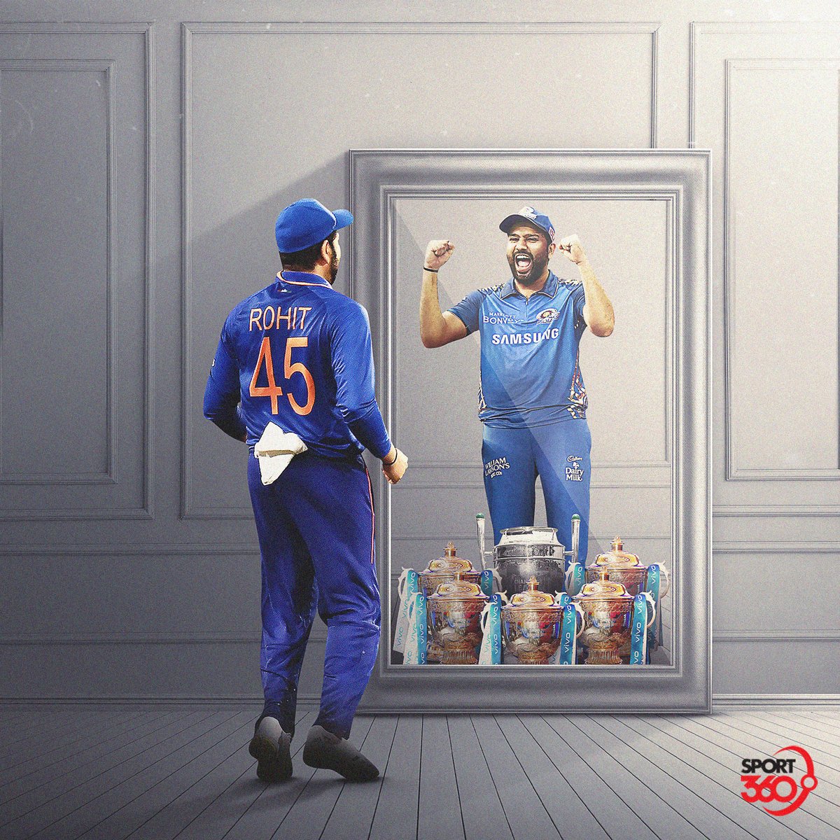 rohittv_45's tweet photo. Leader @ImRo45 !! 👑💙 https://t.co/aJgjnEMFbw