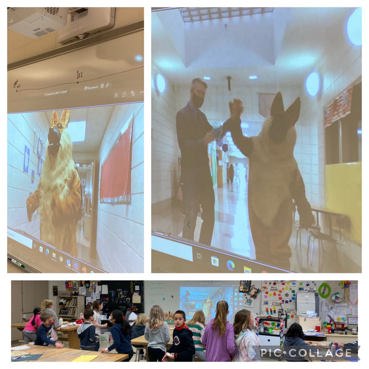 🥳🥳 <a href="/CBBridgeValley/">Bridge Valley Elem</a> Blazer’s debut this morning was so fun!!! Welcome to the family Blazer!!