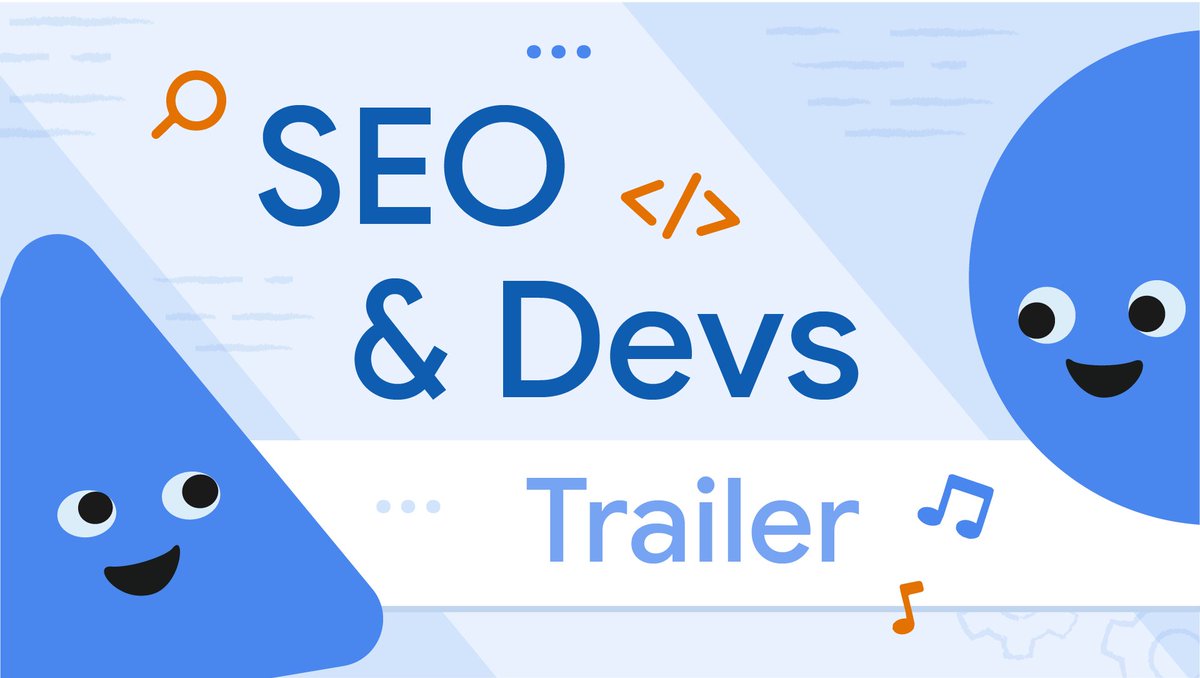 googlesearchc's tweet photo. 🤔 Imagine if developers and SEOs could work together in harmony?

@g33konaut hosts SEOs and Devs, a new series bridging the disconnect between SEOs and developers by highlighting the intersection of their worlds.  

Watch the trailer → https://t.co/0PGx8isVOK https://t.co/gG5ufbFJwE