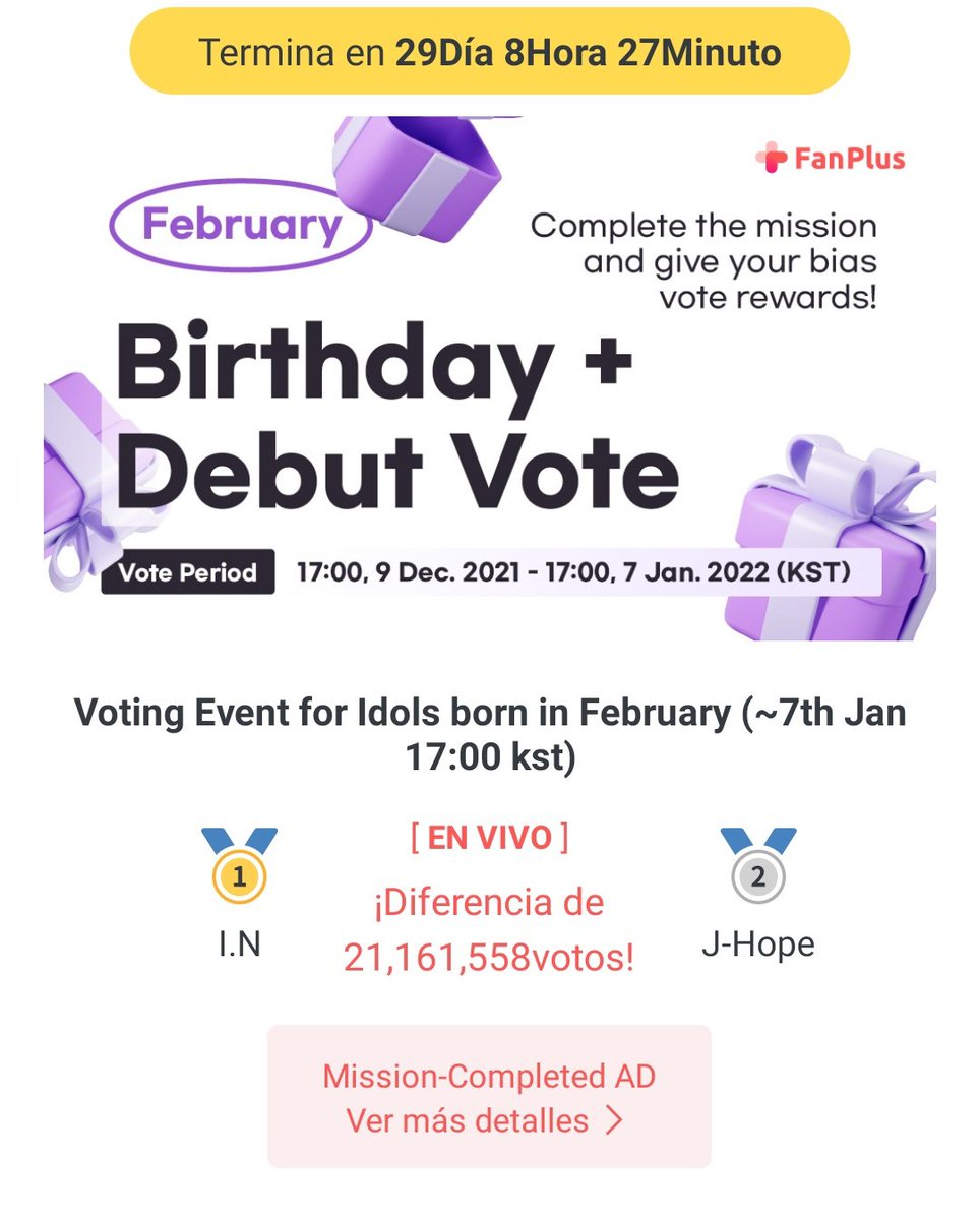 skz_votaciones_'s tweet photo. Stay por favor voten por IN en Fanplus la votación termina en un mes y actualmente estamos en primer lugar ‼️ https://t.co/Ro6aRhOdcH