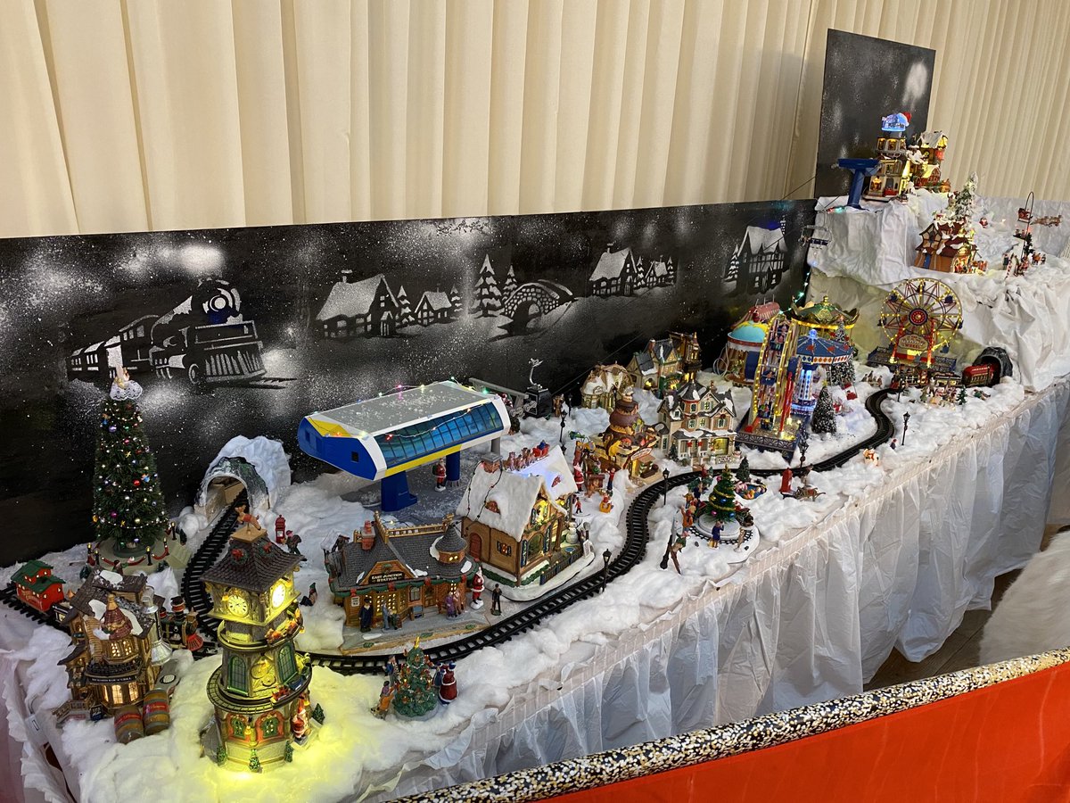Come and see our fantastic Lemax Village Display - can you tell us how many Santa's there are? Free admission!