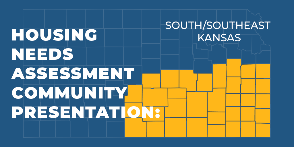 We're wrapping up our Statewide Housing Needs Assessment tour today in South/Southeast Kansas! Join us to learn more about the housing study, findings, and recommendations.