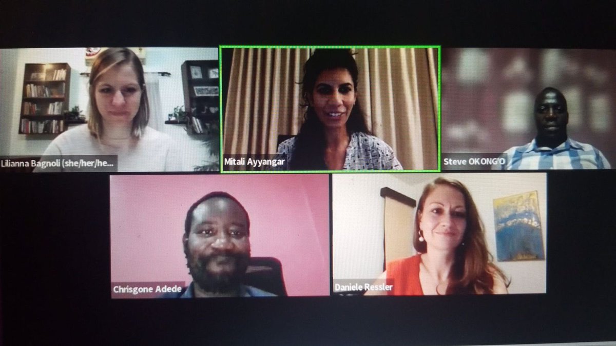 LwalaCommunity's tweet photo. @SteveOkongo &amp; Daniele Ressler co-presented on a great panel at the @The_GDHN Global Digital Health Forum about how Lwala is pursuing innovations in high-quality community health digital #data, along with @Dimagi, @Medic,and facilitated by @Datakind. #GDHF2021 https://t.co/d0nEf3rzkh