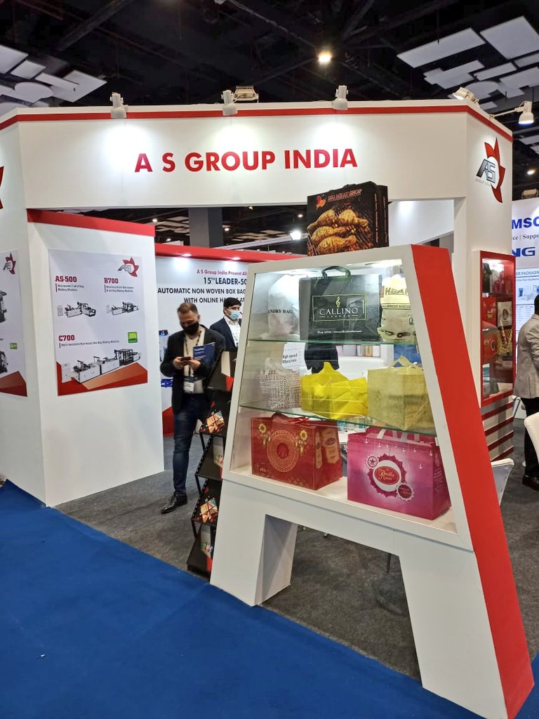 ASGroupIndia2's tweet photo. We're excited to be back at PackPlus2021 Delhi this year!

Be there  Stall No. B81 in Hall No.3 to meet our experts and learn about Non-Woven Bags &amp; Machines how it can help your business. 

#ASGroupIndia #ASICSFabrics #ASUdyog #PackPlus2021 #PragatiMaidan #Exhibition2021 https://t.co/L3ApiEpR8x