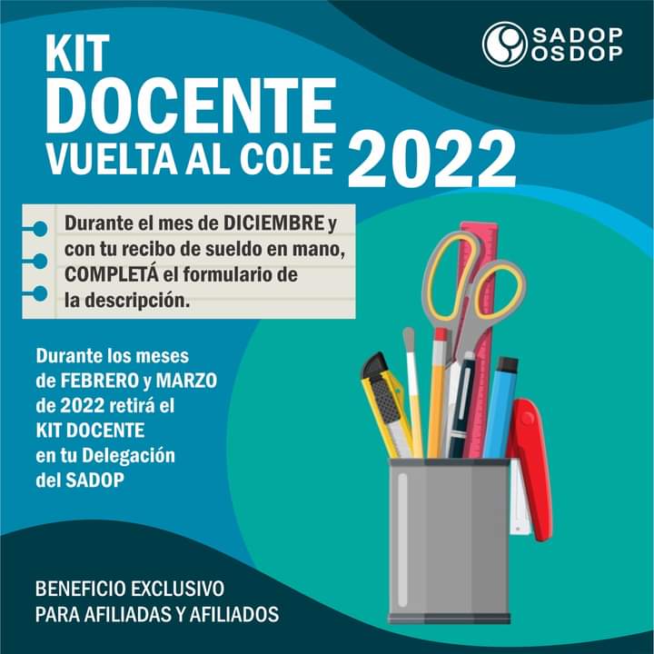 sadoppba's tweet photo. #KitDocente | Beneficio exclusivo para afiliadas y afiliados al @sadoppba. 

1️⃣ Durante el mes de diciembre completa el siguiente formulario ⬇
 https://t.co/qzQat53D3N https://t.co/q8hbIEQGnl