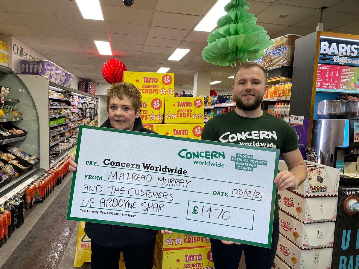 ConcernNI's tweet photo. Well done to the legendary Mairead Murray from North #Belfast, who's been taking part in the #ConcernFAST for over 20 years, and raised thousands of pounds for Concern.
Her amazing commitment this year saw her raise a phenomenal Β£1,470 π
Thank you, Mairead π https://t.co/9AjwMfwmJd
