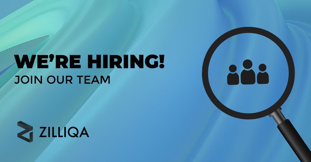 sandra_tlibe's tweet photo. If you’re keen or know someone who is to use their skill or expertise for any of the mentioned positions at #Zilliqa - connect with us! https://t.co/Ayr1ueAiSc