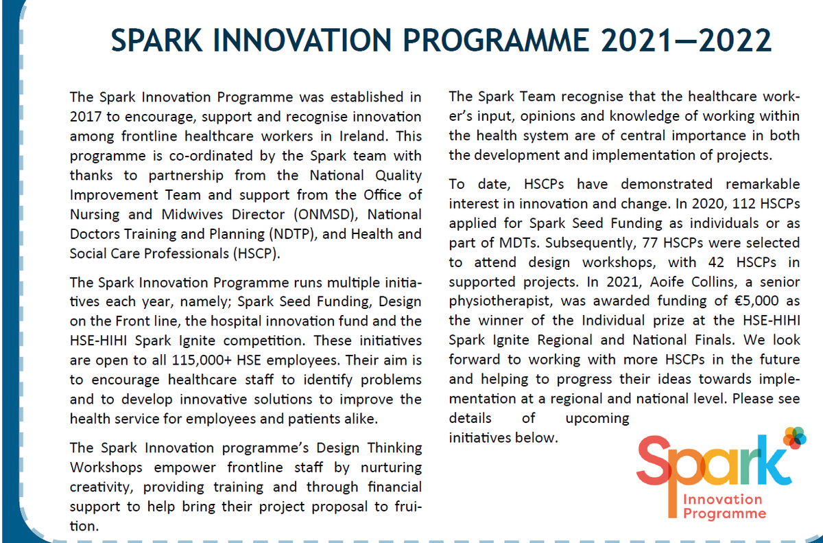 WeHSCPs's tweet photo. Delighted to inform you about the HSCP National Innovation Fellowship Post advertised on:

https://t.co/EuBWX7Nn8k

Part time role, an opportunity to lead and support innovation through Spark Programme https://t.co/hR9NKniNsz