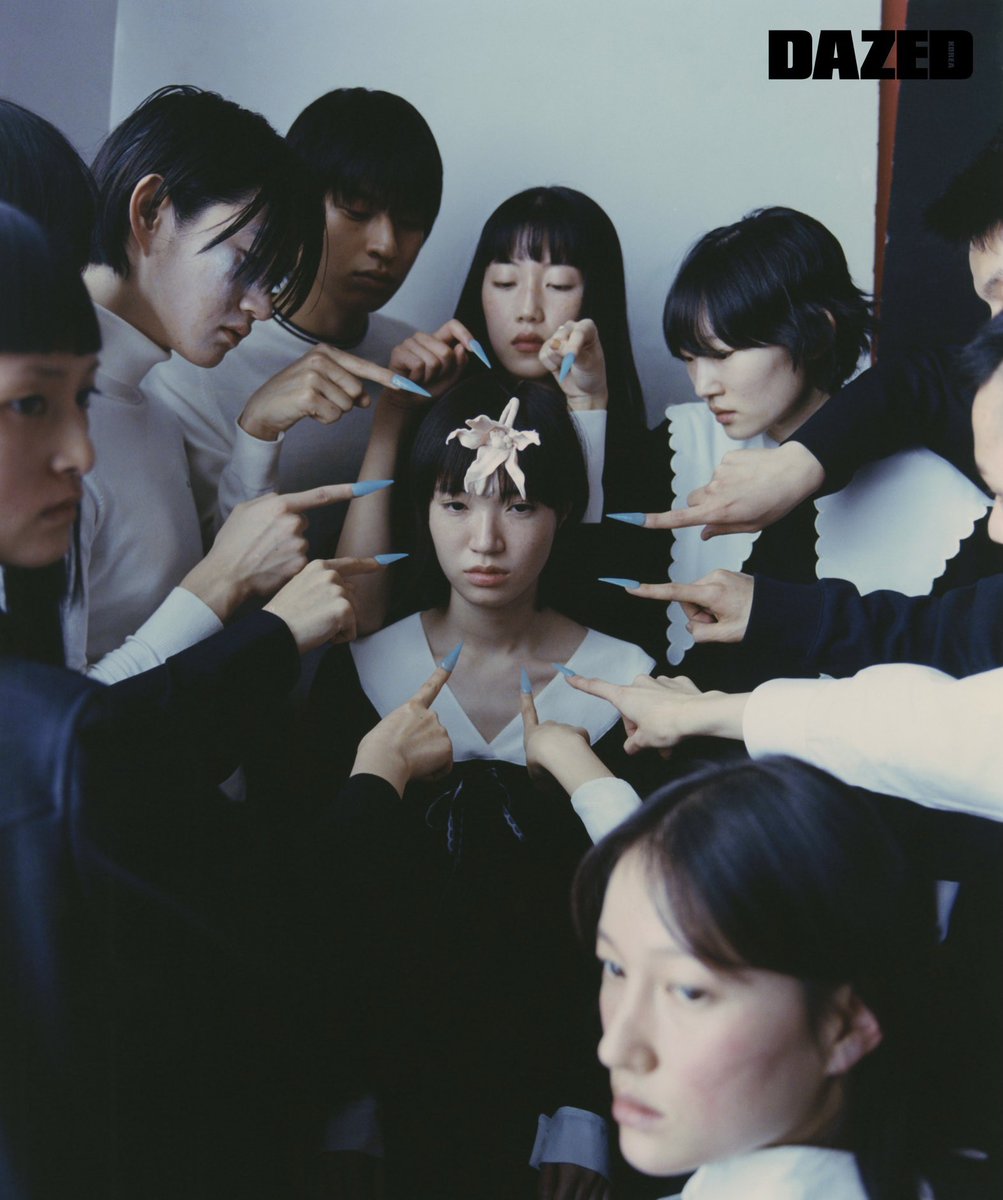 girIsonfiIm's tweet photo. 'the horn we hate was actually a flower' by cho giseok for dazed korea https://t.co/JYGDDvh4in