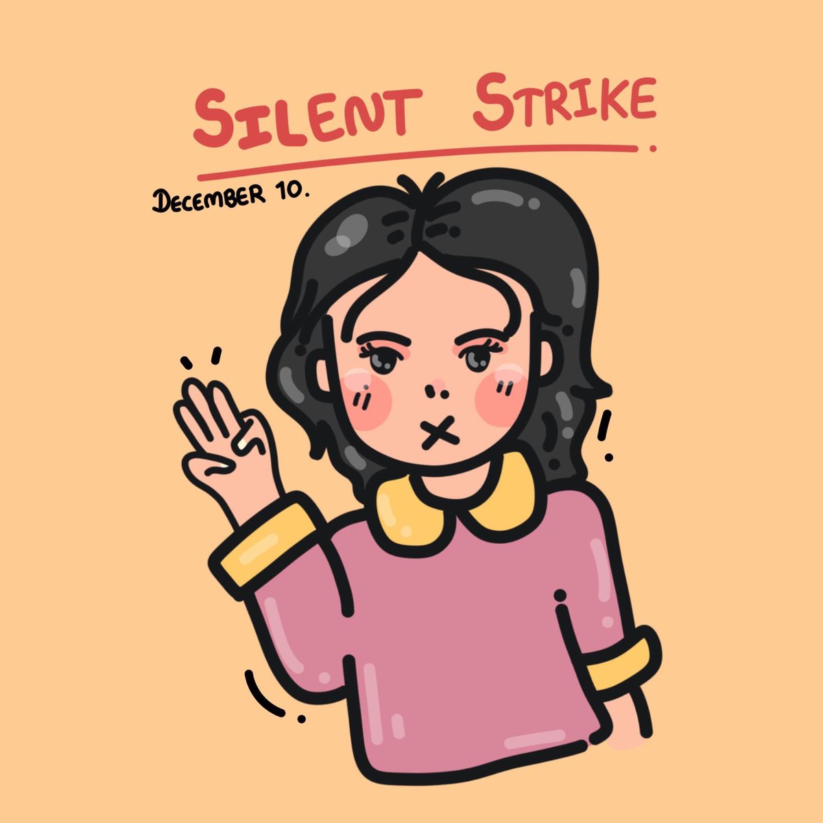 HninHsuYati9's tweet photo. 𝗦𝗜𝗟𝗘𝗡𝗧 𝗦𝗛𝗔𝗟𝗟 𝗕𝗘 𝗢𝗨𝗥 𝗟𝗢𝗨𝗗𝗘𝗦𝗧 𝗪𝗔𝗥 𝗖𝗥𝗬.

#SilentStrike
#OurCityOurRuleOurWill
#10DMovement
#RejectMilitaryCoup
#whatshappeningnowinmyanmar https://t.co/kLRWeQhijo