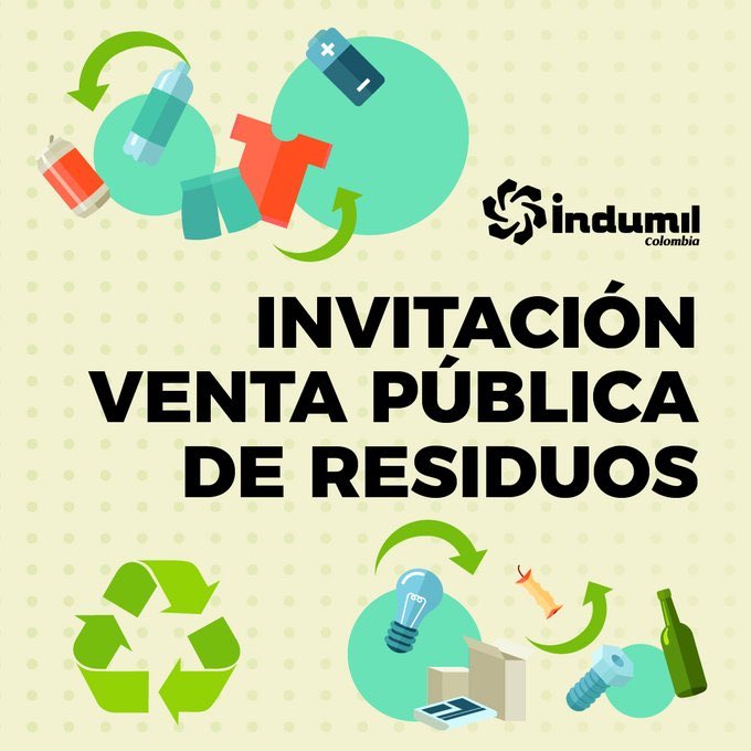 IndumilColombia's tweet photo. Participe de la venta pública de residuos de nuestra Fábrica de Explosivos Antonio Ricaurte #FEXAR.
Para ampliar la información visite el siguiente enlace:
https://t.co/ClFAc8WXD6
#IndumilColombia #IndustriaMilitar #INDUMIL https://t.co/rEMH1CSJG2