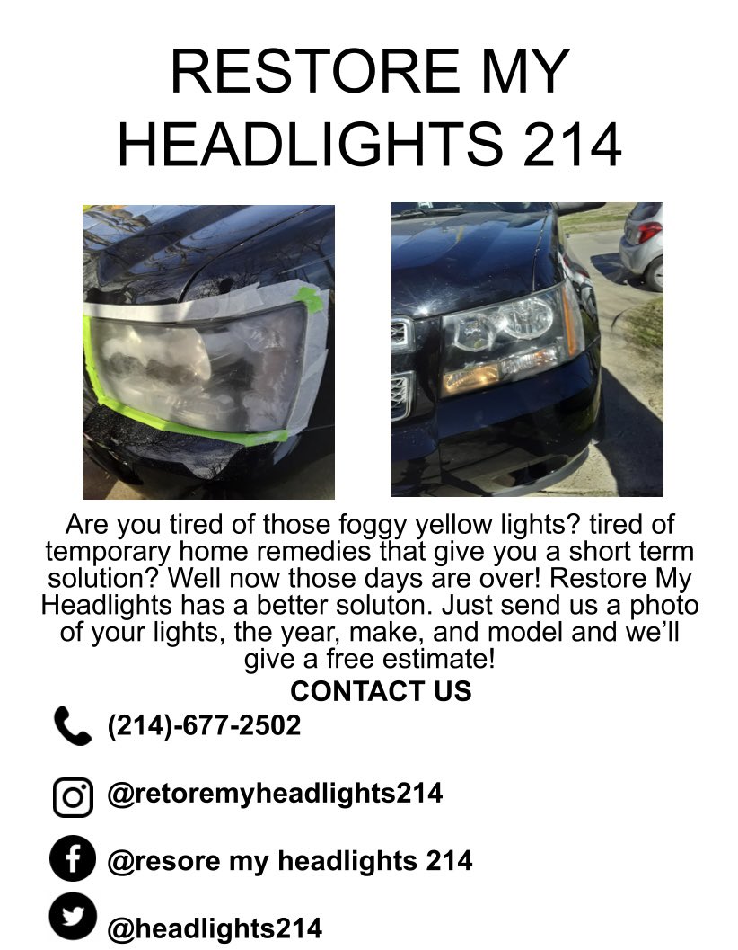 Restore My Headlights (@headlights214) on Twitter photo 
