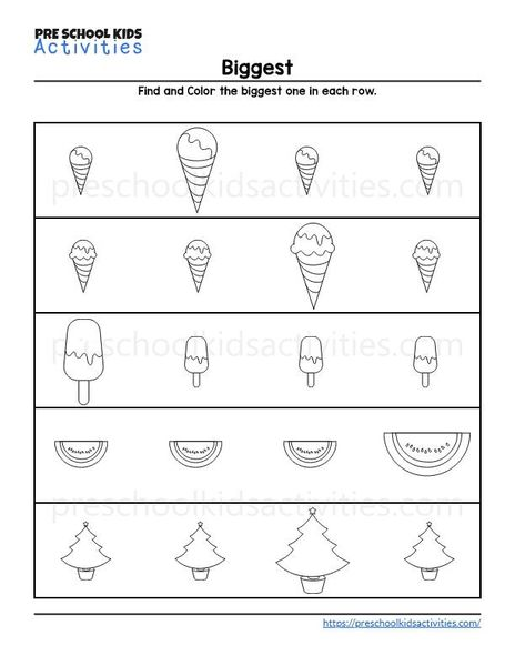 Muralik78444851's tweet image. Find and color the biggest one in each row – Exercise 2
#preschool #color #exercise2
Download Link facebook.com/groups/6484148…