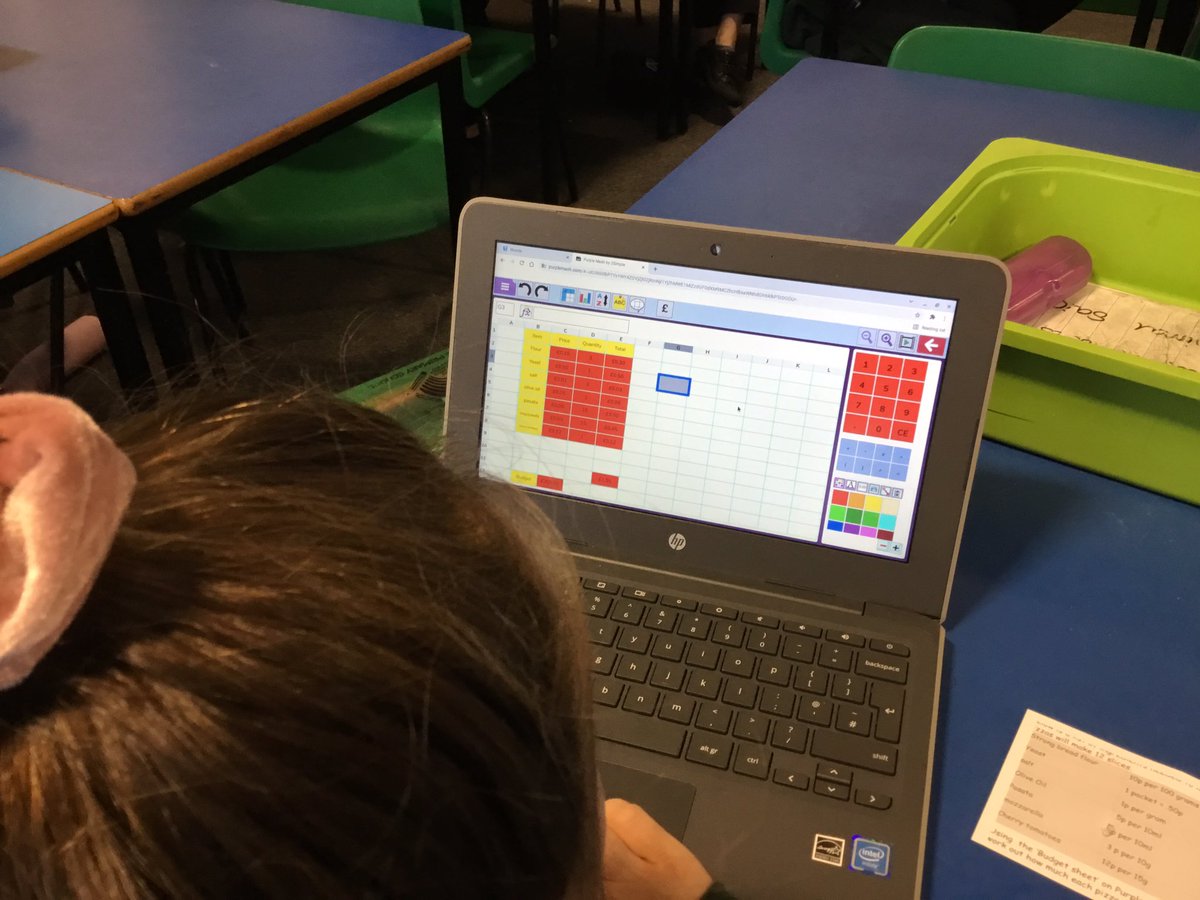 TGPS_NorthLincs's tweet photo. Year 4 are calculating what profit could be made if they sold their homemade pizza. The children used the Purple Mash budget tool to calculate how much it costs to make pizzas.#TGPSEnterprise #TGPSComputing #purplemash https://t.co/dx1JpwyYaO