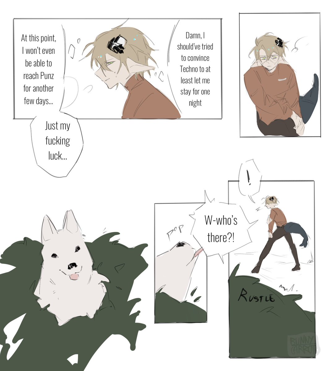 (1/3) Post prison break AU where c!Dream gets adopted by every animal he comes across in a ten mile radius 

#dreamsmpfanart #dreamfanart #dsmpfanart 