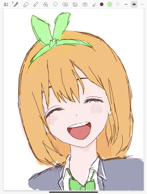 ❄︎ゆきまろ❄︎ ( ˶ｰ̀֊ｰ́ )੭" @お絵描きさんがTwitterに投稿した中野四葉(五等分の花嫁)のイラスト。