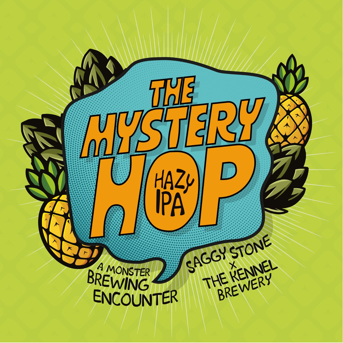 Both breweries have never used Idaho7 hops before, so we've teamed up to bring to you our Hazy IPA. 

This brew has a smooth IPA with sweet, tropical Mango and Pineapple notes, all topped off with creamy white foam! 

Pre-order now :saggystone.co.za/shop/the-myste…
<a href="/KennelBrewery/">TheKennelBrewery</a>