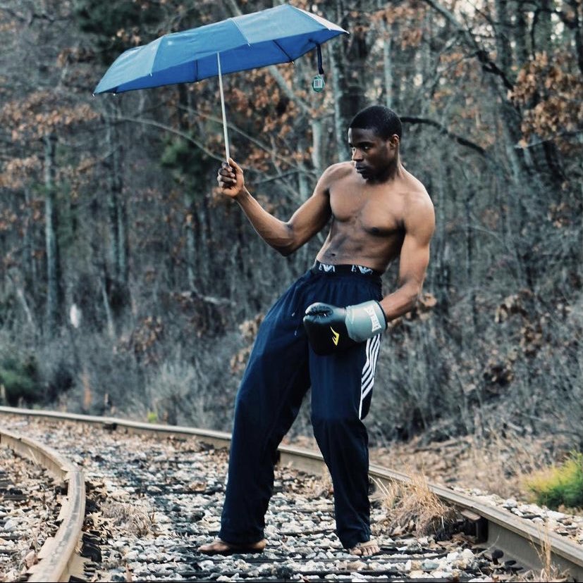 ETHEREALMASTER9's tweet photo. "mary be poppin basquiat" @sawvisionproduction #art #energy #abandoned #fate #dope #lit #fashion #weird  #model #photography #boxing #umbrella #jeanmichelbasquiat #marypoppins #nature #melanin https://t.co/7jfKi3Z5co