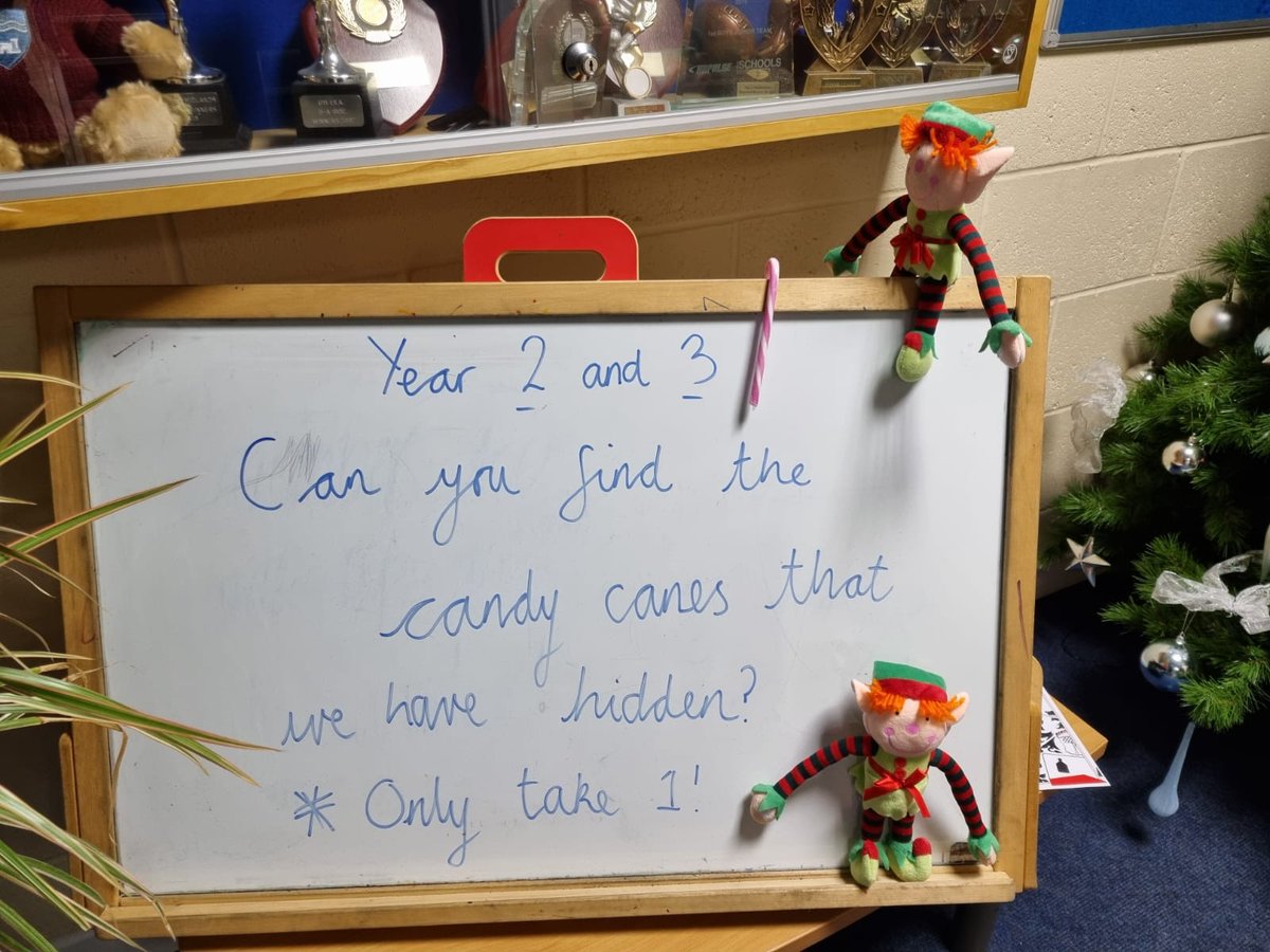 SGSPrep's tweet photo. Fred and George have hidden candy canes around #SGSPrep for children in #SGSYear2 and #SGSYear3 to find. https://t.co/vkntpng0Zs