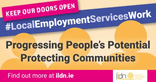 INOUIreland's tweet photo. INOU member org, @theILDN represents 49 Local Dev Companies delivering social inclusion, community development, social enterprise & employment services programmes, and are currently spearheading the Keep Our Doors Open #LocalEmploymentServicesWork campaign https://t.co/CrNiXYCarl https://t.co/vvGSusPjjl