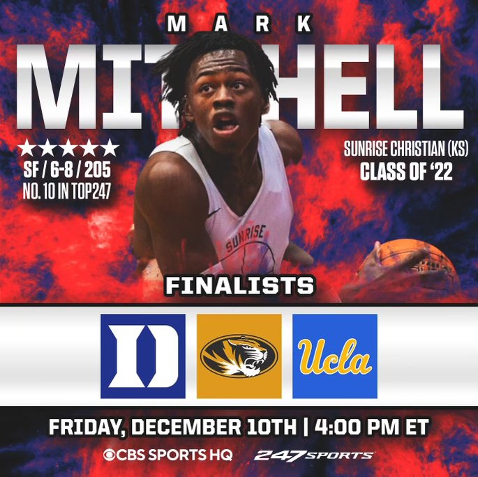Mark Mitchell (@mark_mitchell25) on Twitter photo Decision time is here‼️ I’ll be announcing my college decision tomorrow at 3CT/4ET on <a href="/CBSSportsHQ/">CBS Sports HQ</a> cbssports.com/live/ Decision time is here‼️ I’ll be announcing my college decision tomorrow at 3CT/4ET on <a href="/CBSSportsHQ/">CBS Sports HQ</a> cbssports.com/live/