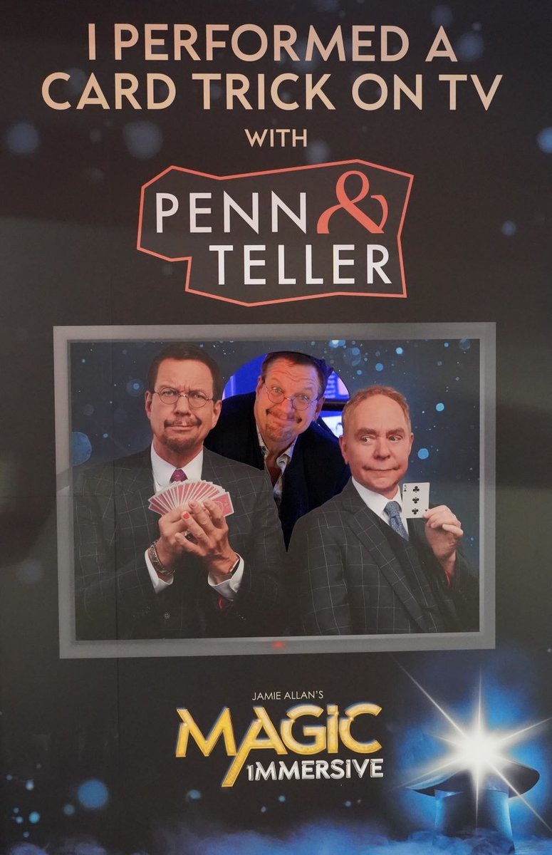 PixThisPost's tweet image. Lighthouse Immersive presents MAGIC IMMERSIVE, a one-of-a-kind experience that envelopes you in the history and wonder of jaw-dropping illusions and magic tricks. Read our preview interview about the experience with Penn Jillette here -

bit.ly/3rQT6Sj