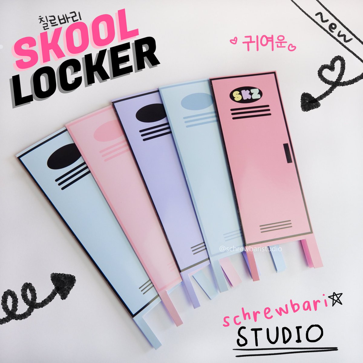 schrewbari's tweet photo. [ new ] skool locker art print 
see the comments for more info! 

#kpoptwt #artprints #art https://t.co/6E4j7hmURH