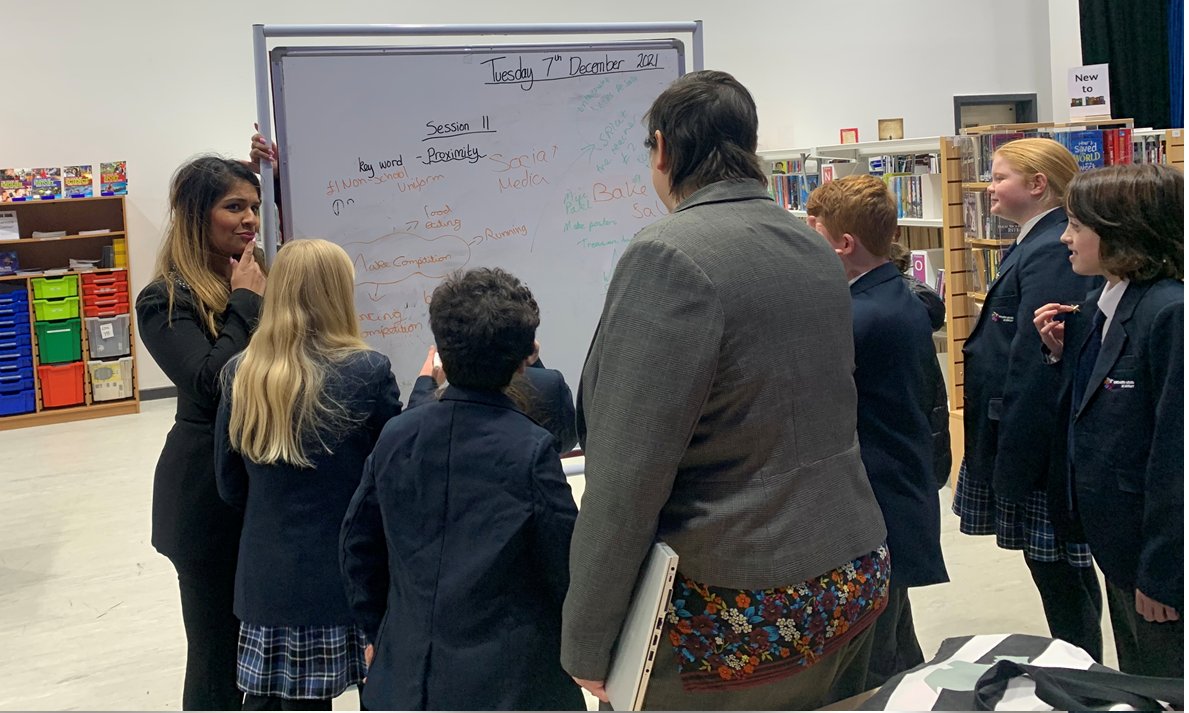 It was great to have Ms De-Souza and Ms Bailey at our Growth Fundraising club today. We really got them thinking hard. 😀
