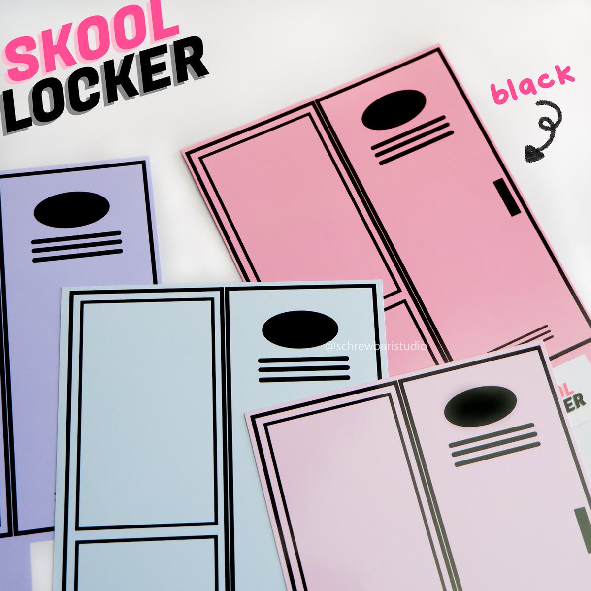 schrewbari's tweet photo. [ new ] skool locker art print 
see the comments for more info! 

#kpoptwt #artprints #art https://t.co/6E4j7hmURH