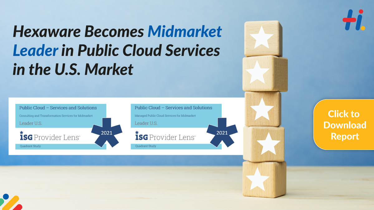 HexawareGlobal's tweet photo. Hexaware recognized as Midmarket Leader in #publiccloudservices for the U.S. in #ISGProviderLens™ Report 2021, #amaze® gets a mention as the key strength for platform-led transformation. https://t.co/pjNbw5ffM2
@ISG_News
#cloud https://t.co/wH2N8LvBe3