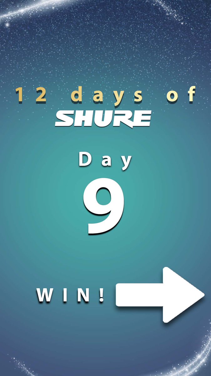 gear4music's tweet photo. 12 days of @ShureUK! 🎅
Day 9: Guess the headphones! 🎧
Enter now and you could win mystery prizes with the 12 days of Shure! All you have to do is simply tweet your answer, retweet and tag us! 🎶
#gear4music #shure #shuremicrophones #12daysofshure https://t.co/fiXWhIl8GK